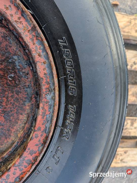 2x koła 750 R16 Yokohama Koła do przyczepy Wąbrzeźno