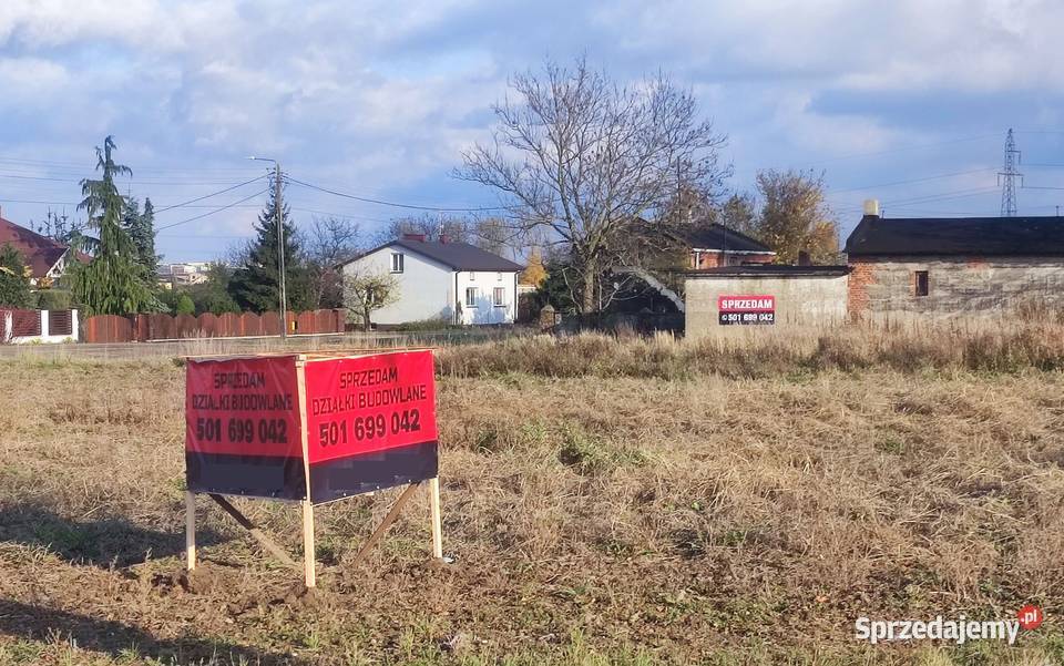 Działka budowlana 1093m2 Kutno