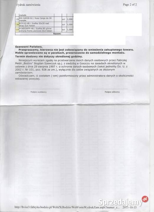 Fronty kuchenne Bodzio Heban połysk Wałbrzych