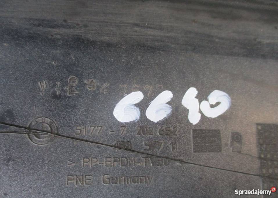 BMW 3 E90 SEDAN PRÓG PRAWY 51 77 7 202 652 osobowe wielkopolskie Nowy Tomyśl