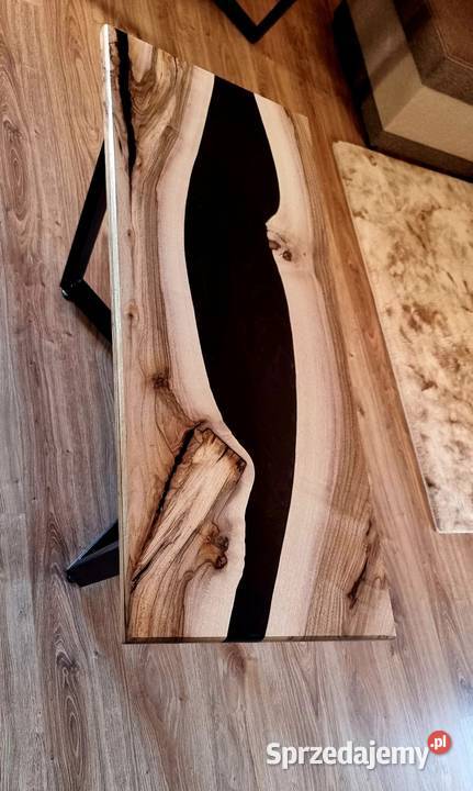 Stolik loft żywica orzech Biecz