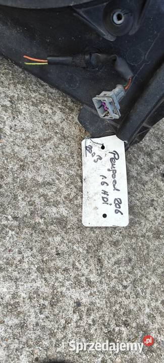 Peugeot 206 16 HDI wentylator chłodnicy osobowe Siechnice sprzedam