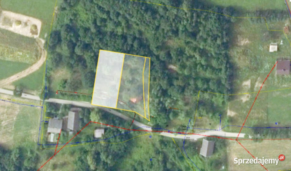 Działka budowlana 9 19 a w pięknym otoczeniu 192zł/m2 Podchybie