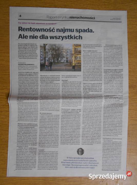 Raport o rynku NIERUCHOMOŚCI cz 1 i 2 Gazeta
