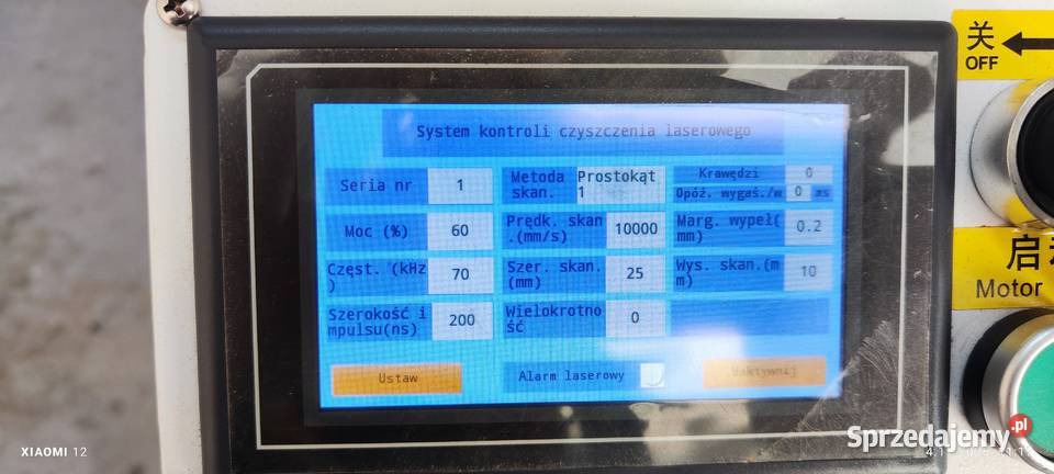 Laser czyszczący oczyszczarka laserowa Bielsk Podlaski