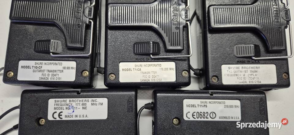 Shure model T1CA body pack Konin sprzedam