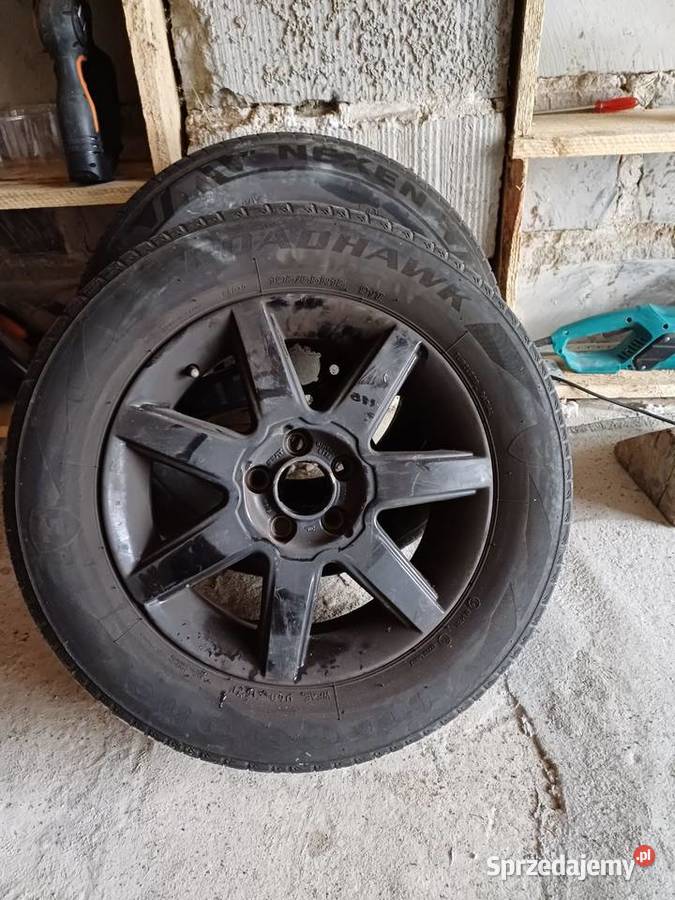 Alufelgi R15 5x100 z oponami letnimi małopolskie Wilczyce sprzedam