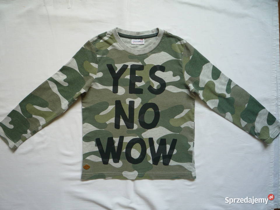 Coccodrillo 116 Koszulka Bluzka Moro Długi Rękaw Szczecin