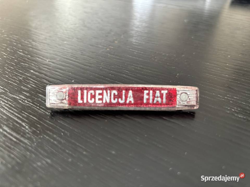 Fiat 125 p znaczek emblemat Licencja Fiat Lublin sprzedam