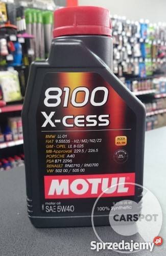 Olej Motul 8100 XCess SAE 5w40 1L Rybarzowice śląskie Rybarzowice