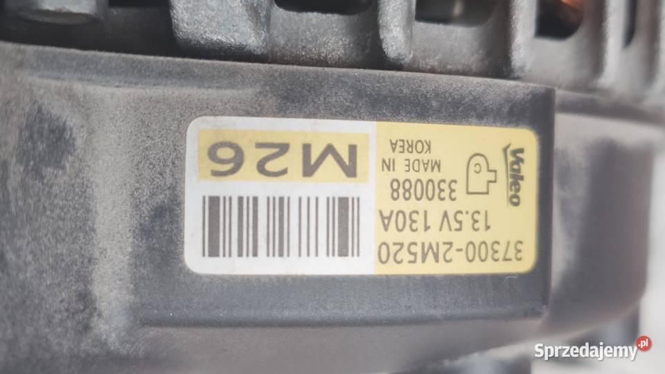 ALTERNATOR KIA HYUNDAI 373002M520 373002M520 warmińsko-mazurskie sprzedam