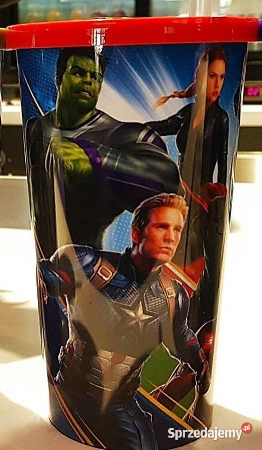 Kubek kinowy Avengers plakat kujawsko-pomorskie Chełmno sprzedam