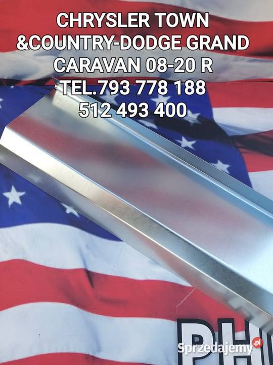 PRÓG ZEWNĘTRZNY DRZWI CHRYSLER TOWNCOUNTRY DODGE wielkopolskie Kawnice