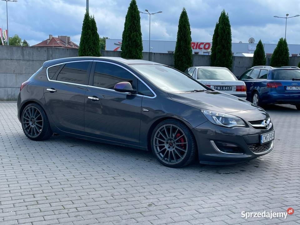 Opel Astra J 14 LIFT TURBO LPG elektryczne lusterka Astra Mogilno sprzedam