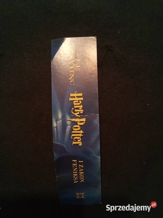 Harry Potter i zakon Feniksa zakładka Warszawa