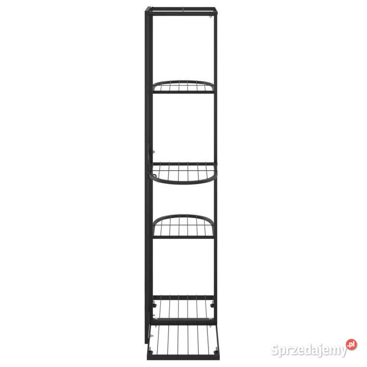 5poziomowy stojak na kwiaty 43x22x98 czarny Warszawa sprzedam