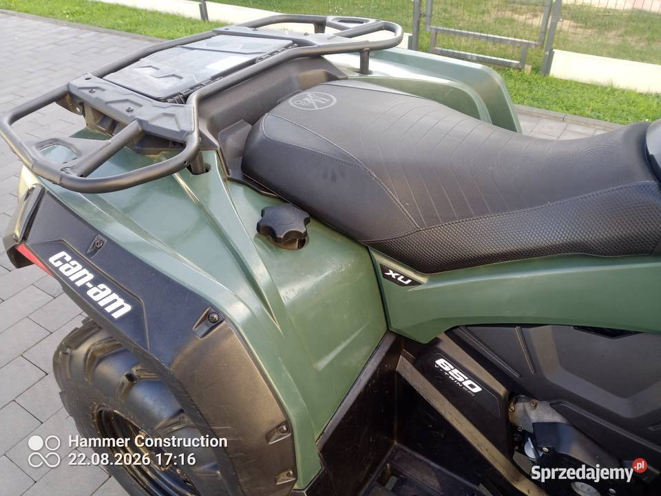 Can am Outlander 650 4x4 Idealny Stan 2023 4300km Brzozów