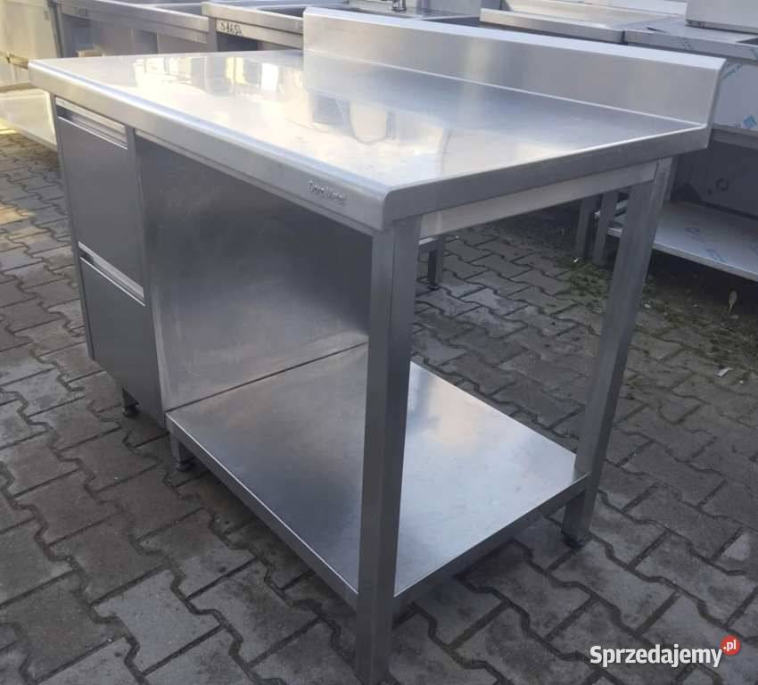 Stół z Półką i Szufladami Dora Metal 1107085 S Gastronomia Gastronomia