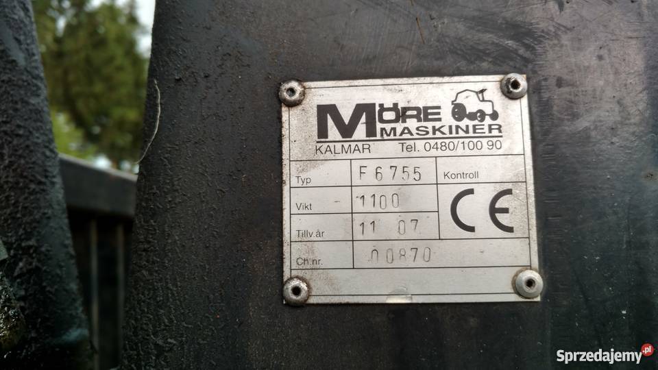 Ciągnik przyczepa leśna