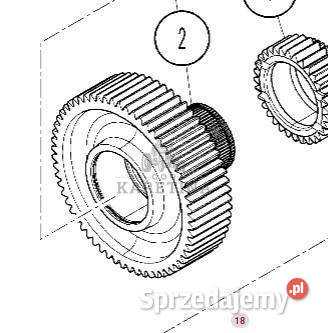 Massey Ferguson 7718S 7718 S 1804A DYNA 6 Koło Jastrzębniki