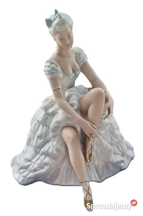 Stara Porcelanowa Figurka Baletnica Gliwice