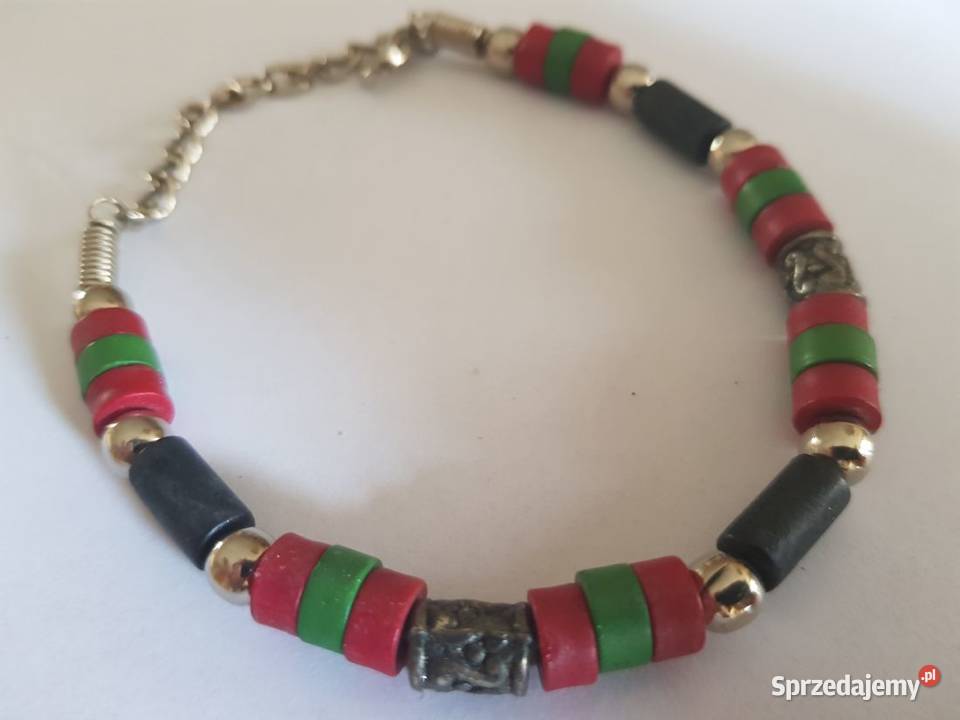metal kamień lawa bransoletka koraliki sycylia Ozdoby Kielce