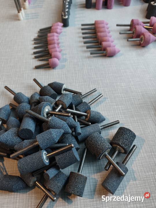 Kamienie ściernice trzpieniowe różnych średnic i Pruchnik