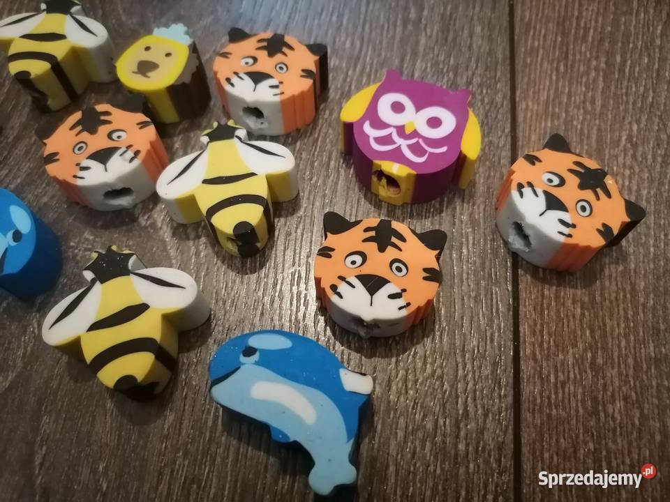 Gumki na ołówekdługopis w zwierzątka