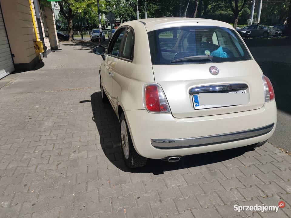 Fiat 500 Benzyna 12 Zadbany Biala Perla