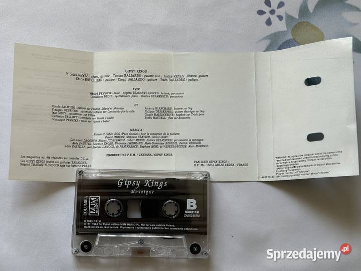 Gipsy KingsMosaique kaseta MC 1 płyta Lublin