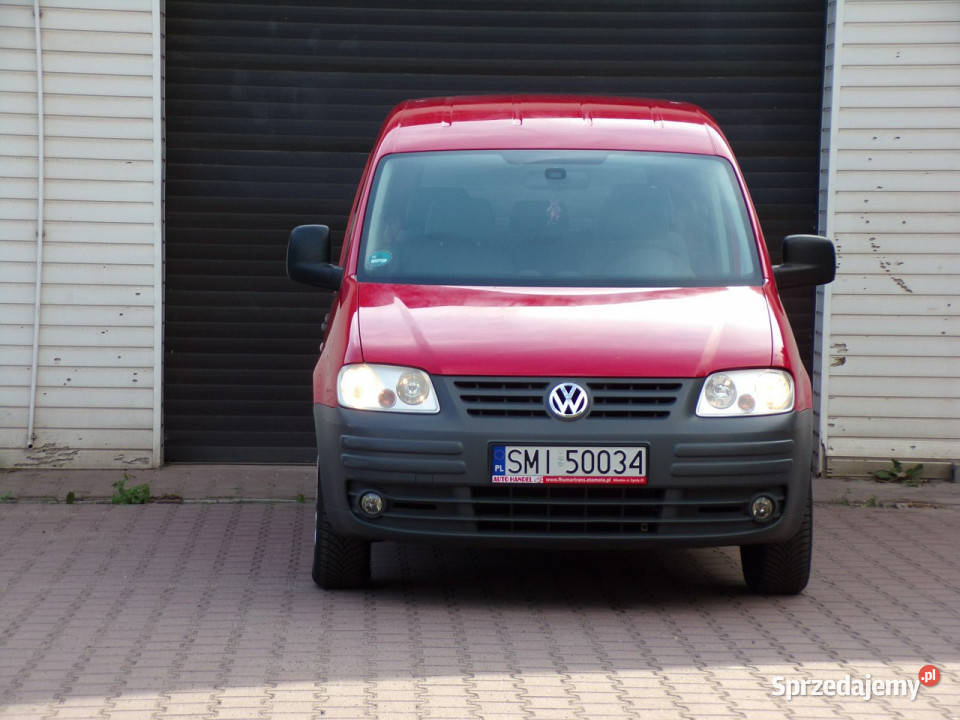 Volkswagen Caddy Klimatronic Gwarancja MPI 2010 czerwony Mikołów