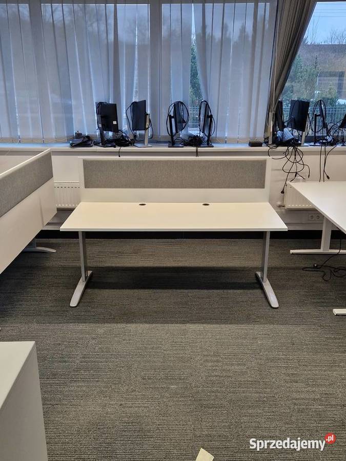 biurko białe Maro 18080 meble biurowe Leszno Biuro wielkopolskie