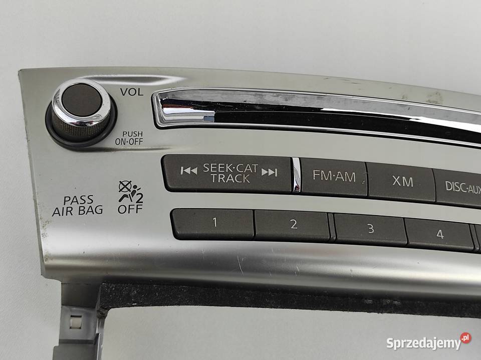 PANEL RADIA ODTWARZACZA INFINITI Q70 M35 M37 USA
