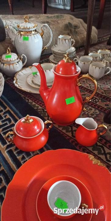 Dzbanek pomarańczowy KPM Gdańsk