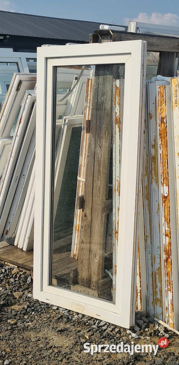 OKNA KacprzaK OKNO PCV 74X160 Używane Plastikowe Okna ścienne Lublin
