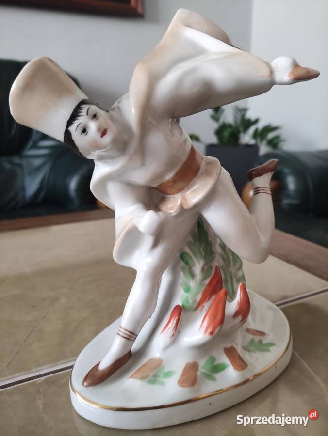 Porcelanowa Figurka Zbójnik Ćmielów lata 60 XX w Janów Lubelski