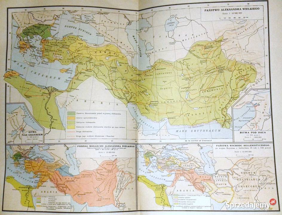 Atlas do historii starożytnej Ludwik Piotrowicz Rok wydania 1974