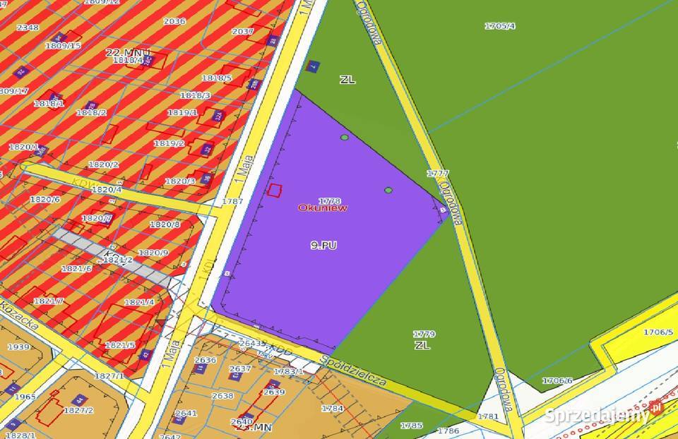 Działka Przemysłowo Usługowa 16ha Okuniew