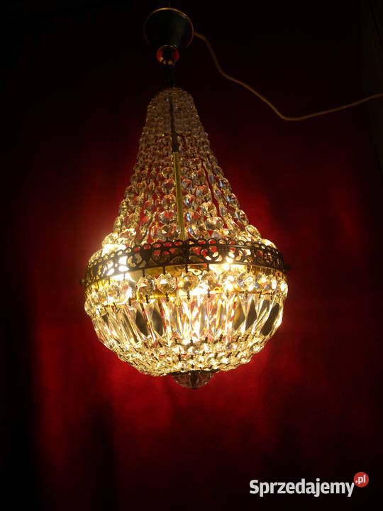Żyrandol kryształowy Maria Theresa gruszka Katowice