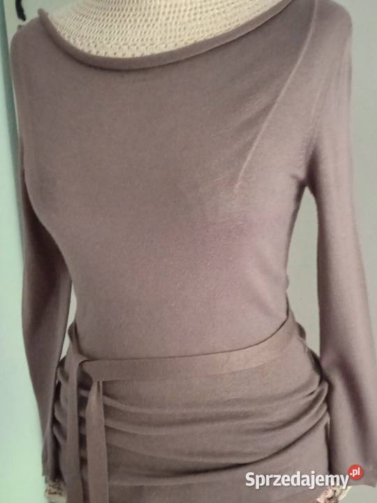 MARKOWA DZIANINOWA BLUZECZKA ORSAY r 38 brązowy/beżowy Piła