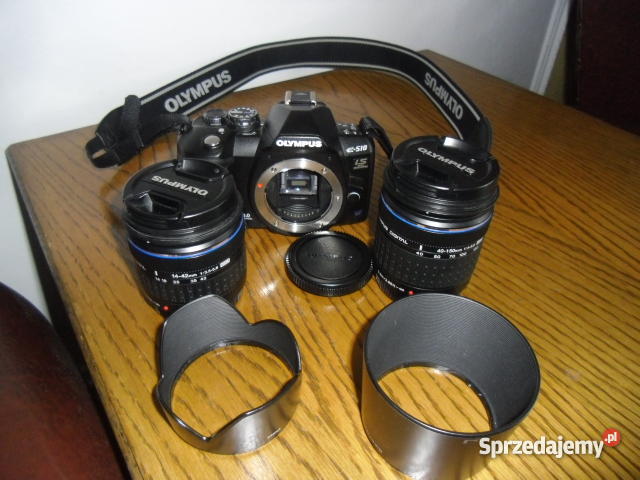 Aparat lustrzanka OLYMPUS E510 z obiektywami 144 Warszawa