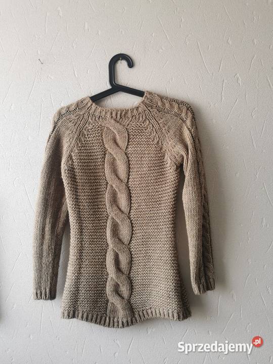 Brązowy sweter brązowy/beżowy małopolskie Kraków