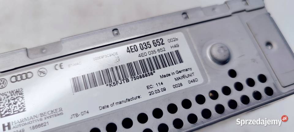 CZYTNIK MMI 3G MULTIMEDIA AUDI Q7 A6 C6 śląskie Przystajń