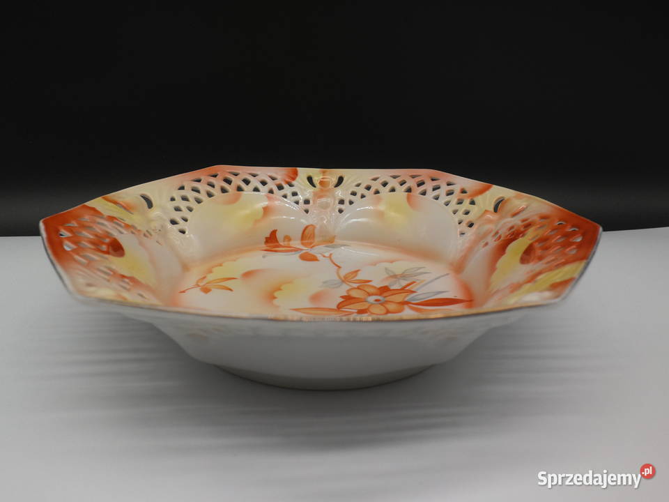 Porcelanowa ażurowa miskapatera ARZBERG Antyki, Sztuka, Kolekcje wielkopolskie Raszków