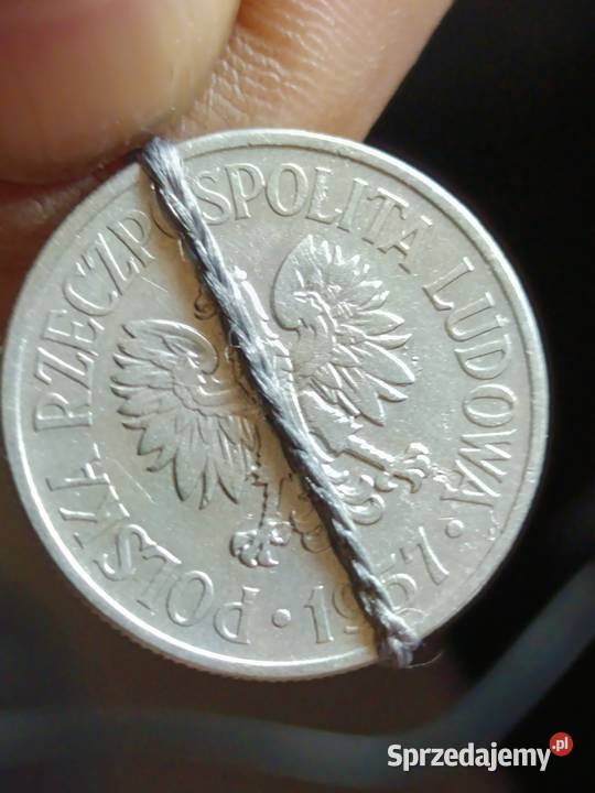 Sprzedam monete 50 groszy 1957 lekka skretka Chełm