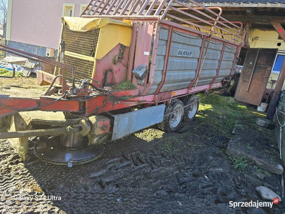 Ścinacz zielonek przyczepa z kosiarką Żywiec sprzedam