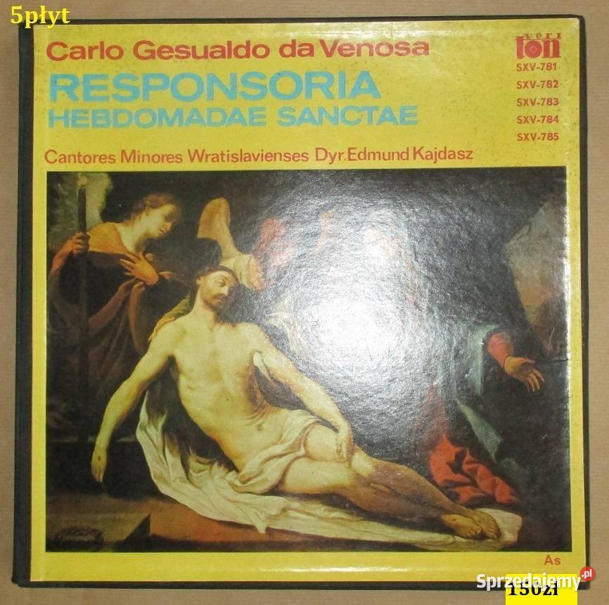Carlo Gesualdo da VenosaResponsoria Kajdasz 5LP Łódź