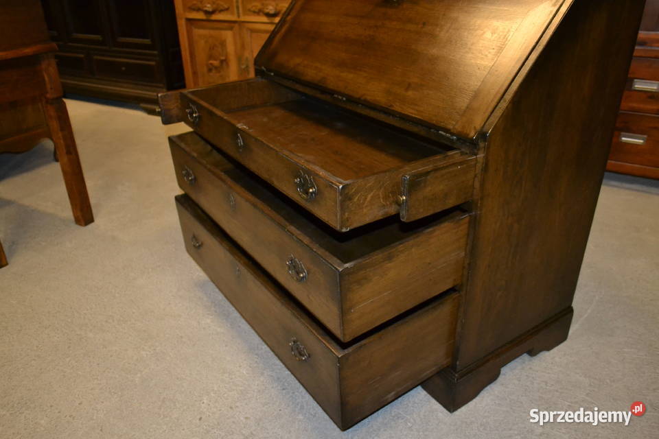 sekretarzyk francuski lity dąb Antyki Będzin sprzedam