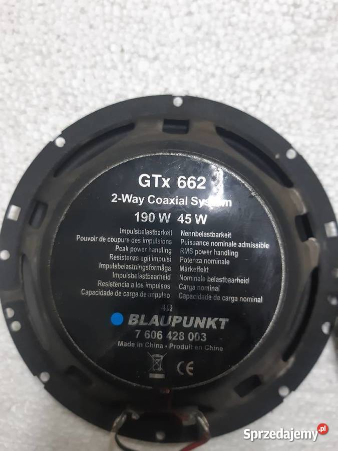 Głośniki Blaupunkt GTx 662 Ksawerów