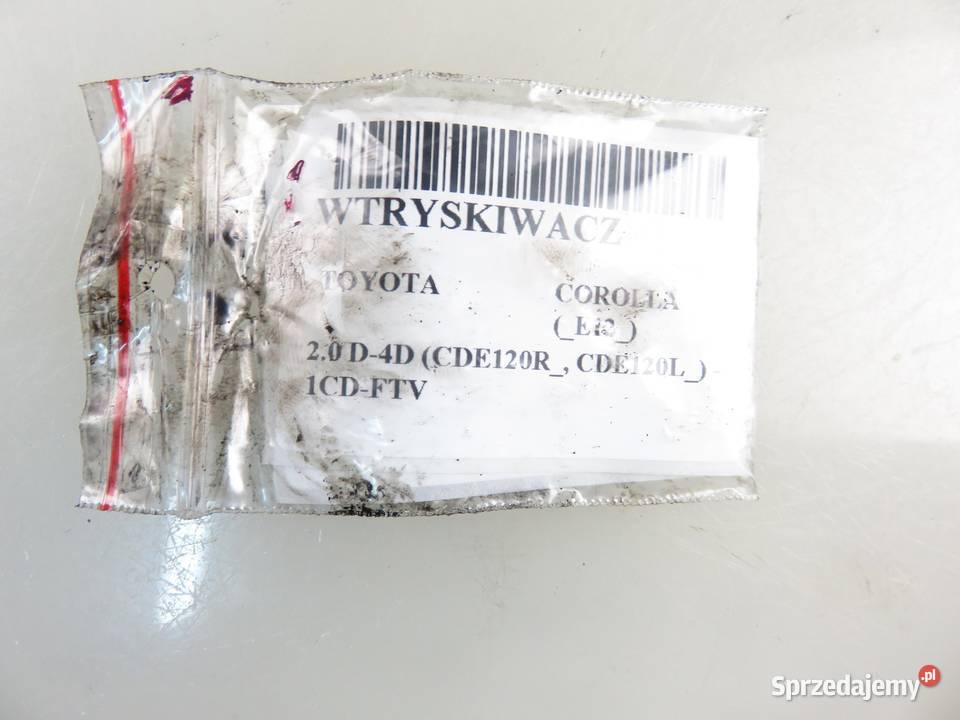 WTRYSKIWACZ TOYOTA 20 D4D 236700G010 236700G010 osobowe Wtryskiwacze